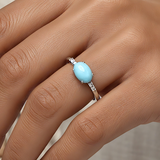 Z ARRON DESIGN Serenity Moonstone kobbertråd vedhæng halskæde