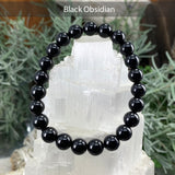 Energibeskyttelse 3-PC Crystal Mala armbåndssæt