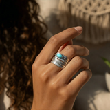 Z ARRON DESIGN Serenity Moonstone kobbertråd vedhæng halskæde