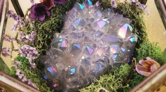 A Geode Terrarium Is The New Trend That Will Bring Magic In Your Home