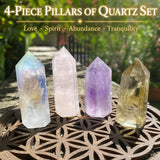 Σετ 4 τεμαχίων Pillars of Quartz