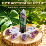8-delni komplet Ruby in Zoisite Divine Love