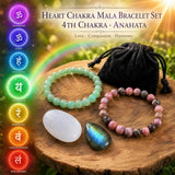 Σετ βραχιολιών Heart Chakra Mala🌈