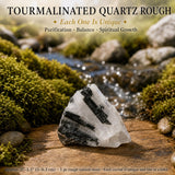 Turmalinierter Quarz Rohstein