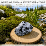 Schneeflockenobsidian Roher Naturstein