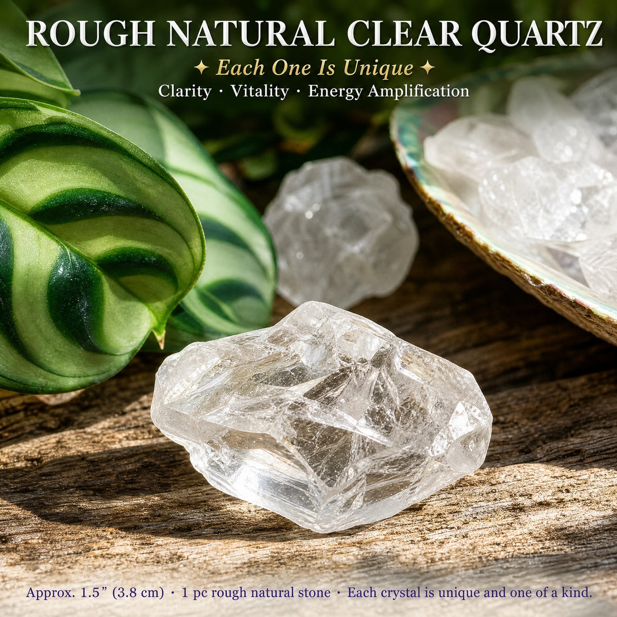 Rough Natural Clear Quartz