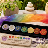 SALE TODAY - 7-Chakra Engraved Crystal Stone Set