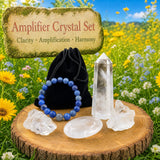 Quartz & Aventurine Mala Bracelet Amplifier Crystal Set 🙏