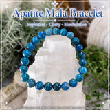 Βραχιόλι Mala Azurite με βελούδινο πουγκί