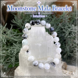 Mala Moonstone Bracelet With Velvet Pouch