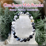 Bracciale Mala Orca Jasper con custodia in velluto