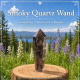 Rauchquarz-Zauberstab
