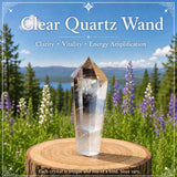 Klarer Quarzstab