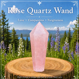 Rosenquarz Zauberstab