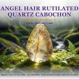 Angel Hair Rutilated Quartz Teardrop