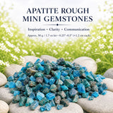 Apatit Rohe Mini-Edelsteine (50 Gramm / 1,7 Unzen Menge)