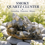 Rauchquarz-Cluster