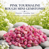 Rosa Turmalin Rohe Mini-Edelsteine (50 Gramm / 1,7 Unzen Menge)