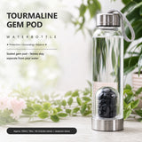 Turmalin-Edelstein-Pod-Wasserflasche 💧