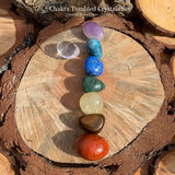 7 Chakra Tumbled Crystals Set PLUS Bonus Crystal+ Pouch