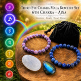 Σετ βραχιολιών Third Eye Chakra Mala🌈