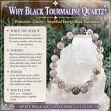 Energibeskyttelse 3-PC Crystal Mala armbåndssæt