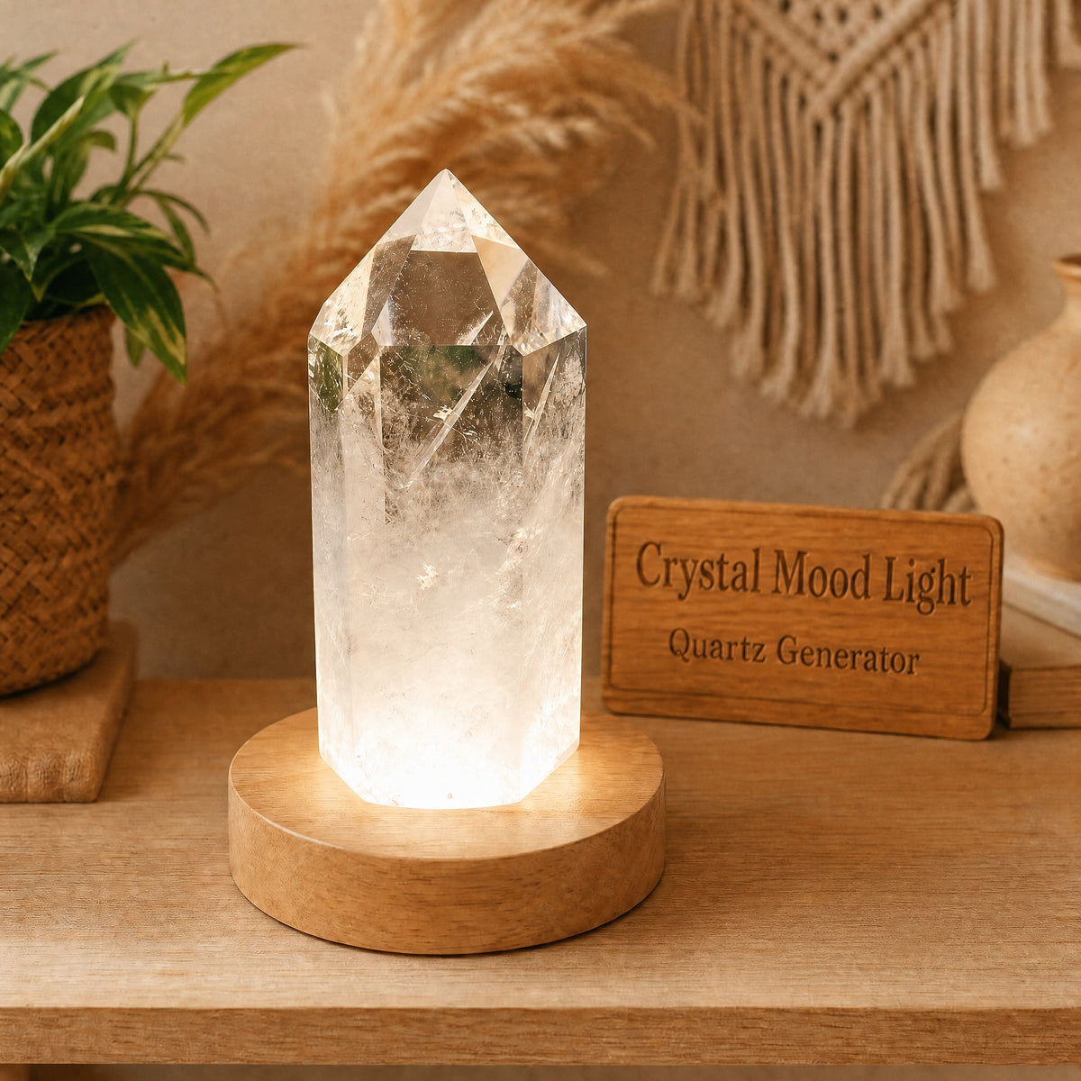 Lumière d'ambiance en cristal (générateur de quartz)