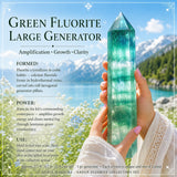 Kit collettori di fluorite verde