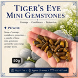 Tigerauge Mini-Edelsteine ​​(50 Gramm / 1,7 Unzen Menge)