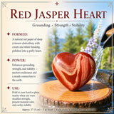 Red Jasper Heart