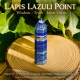 8-delt Lapis Lazuli + Ametyst sæt
