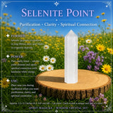 Selenite & Lepidolite Mala Bracelet Wisdom Crystal Set 🙏