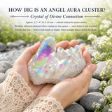 Angel Aura Quartz Cluster.