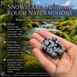 Schneeflockenobsidian Roher Naturstein