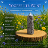 Yooperlite Point & Mala Bracelet Transformation Crystal Set 🙏