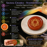 SALE TODAY - 7-Chakra Engraved Crystal Stone Set