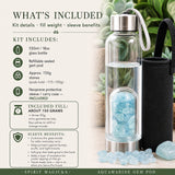 Aquamarin-Edelstein-Pod-Wasserflasche 💧