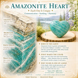 Amazonite Heart