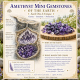 Amethyst Mini-Edelsteine (50 Gramm / 1,7 Unzen Menge)