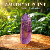 Sacred Fluorite & Amethyst Energy Set
