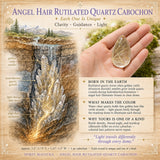Angel Hair Rutilated Quartz Teardrop