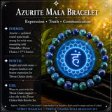Σετ βραχιολιών Throat Chakra Mala🌈