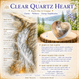 Clear Quartz Heart