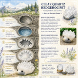 Crystal Quartz Hedgehog Pet (ΥΙΟΘΕΤΗΣΤΕ ΜΕ ΠΑΡΑΚΑΛΩ) 🥰