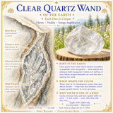 Klarer Quarzstab