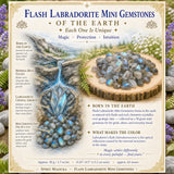 Flash-Labradorit-Mini-Edelsteine (50 Gramm / 1,7 Unzen)