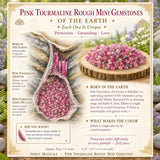 Rosa Turmalin Rohe Mini-Edelsteine (50 Gramm / 1,7 Unzen Menge)