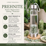 Prehnit Gem Pod Wasserflasche 💧