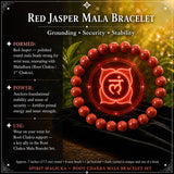 Σετ βραχιολιών Root Chakra Mala 🌈