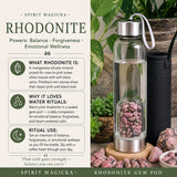 Rhodonit-Edelstein-Pod-Wasserflasche 💧
